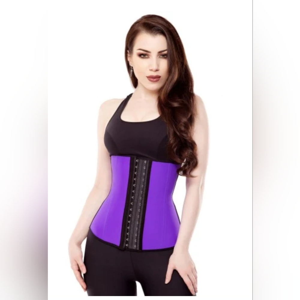Purple Waist Trainer Shapewear with Adjustable Fit